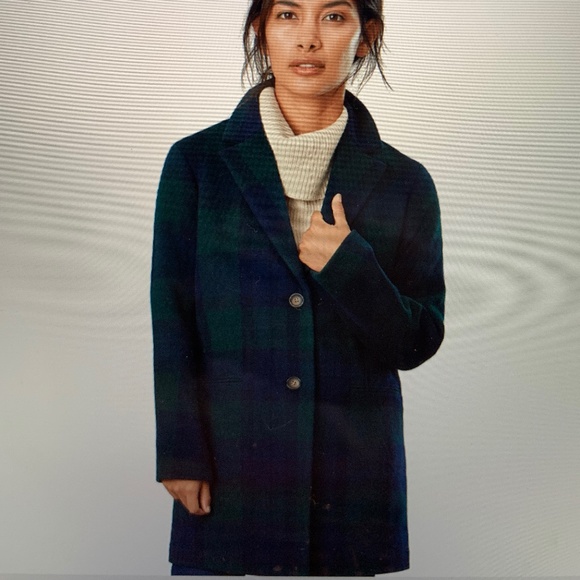Nwt Joules Costello Check Wool Blend 